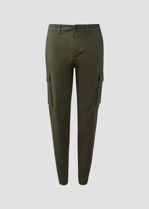 Khaki Smart Cargo Trousers - 30 Waist Regular Image 5
