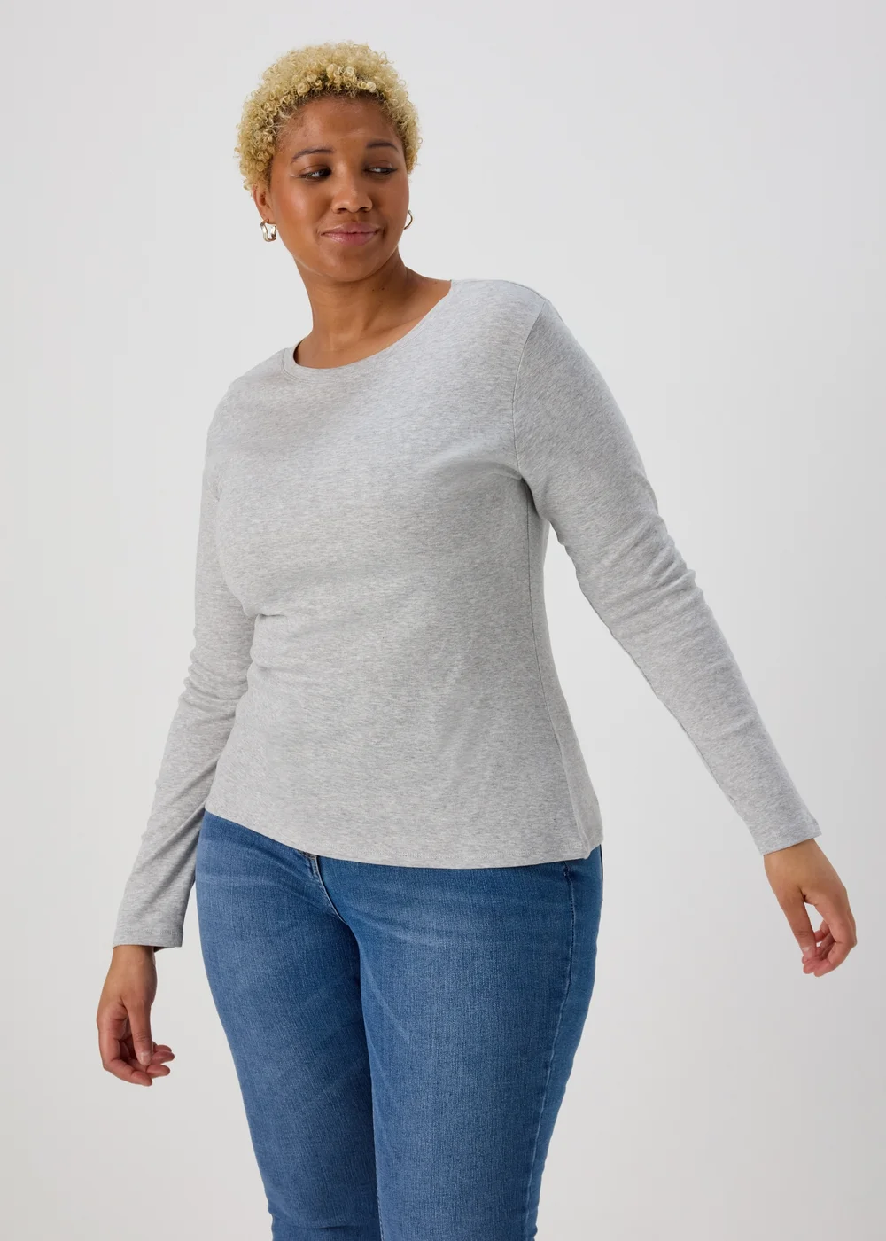 Grey Long Sleeve T-shirt - 8 Image 1