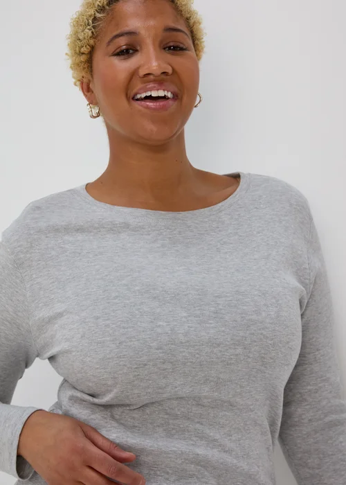 Grey Long Sleeve T-shirt - 8 Image 3