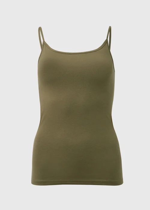 Khaki Essential Cami Top - 8 Image 5