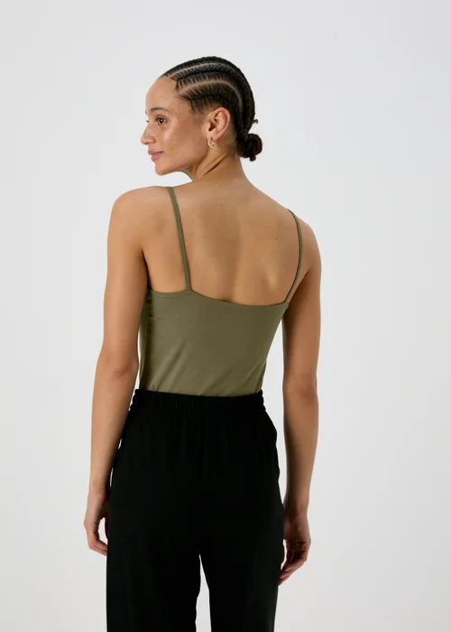 Khaki Essential Cami Top - 8 Image 2