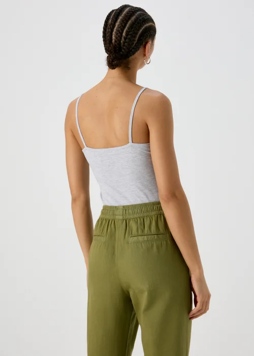 Grey Marl Essential Cami Top - 8 Image 2