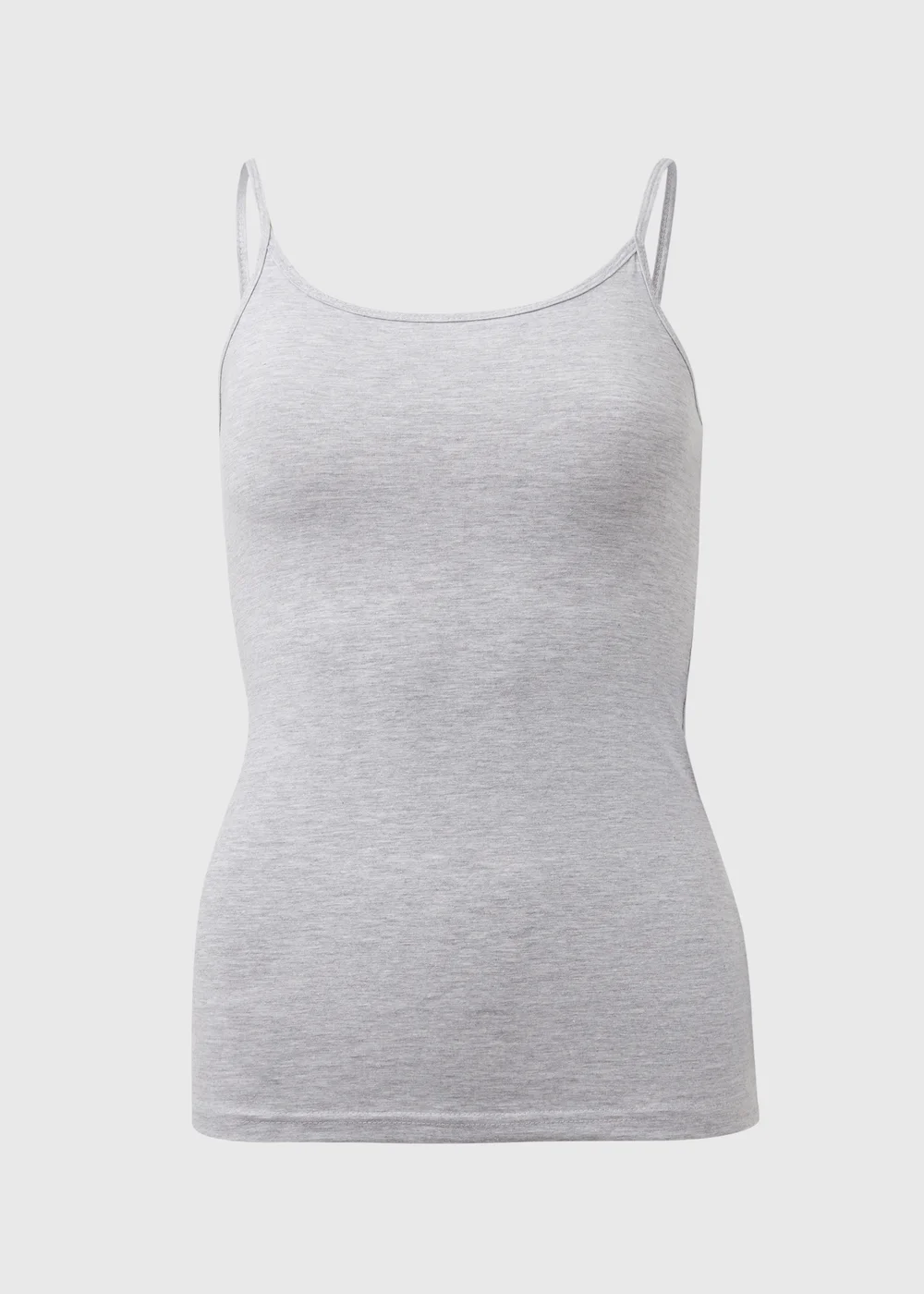 Grey Marl Essential Cami Top - 8 Image 5