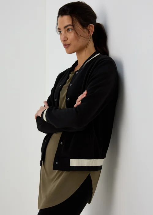 Khaki Longline T-Shirt - S Image 4