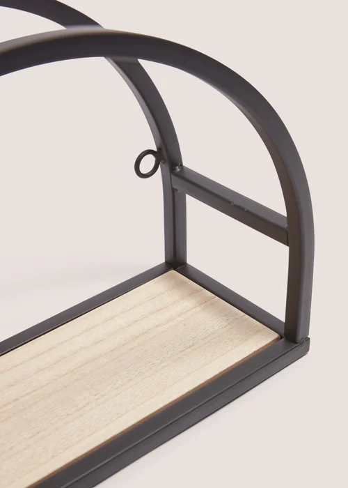 2 Rounded Metal Shelves (30cm x 30cm x 21.5cm) Image 2