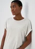 Grey Longline T-Shirt - Small Image 3