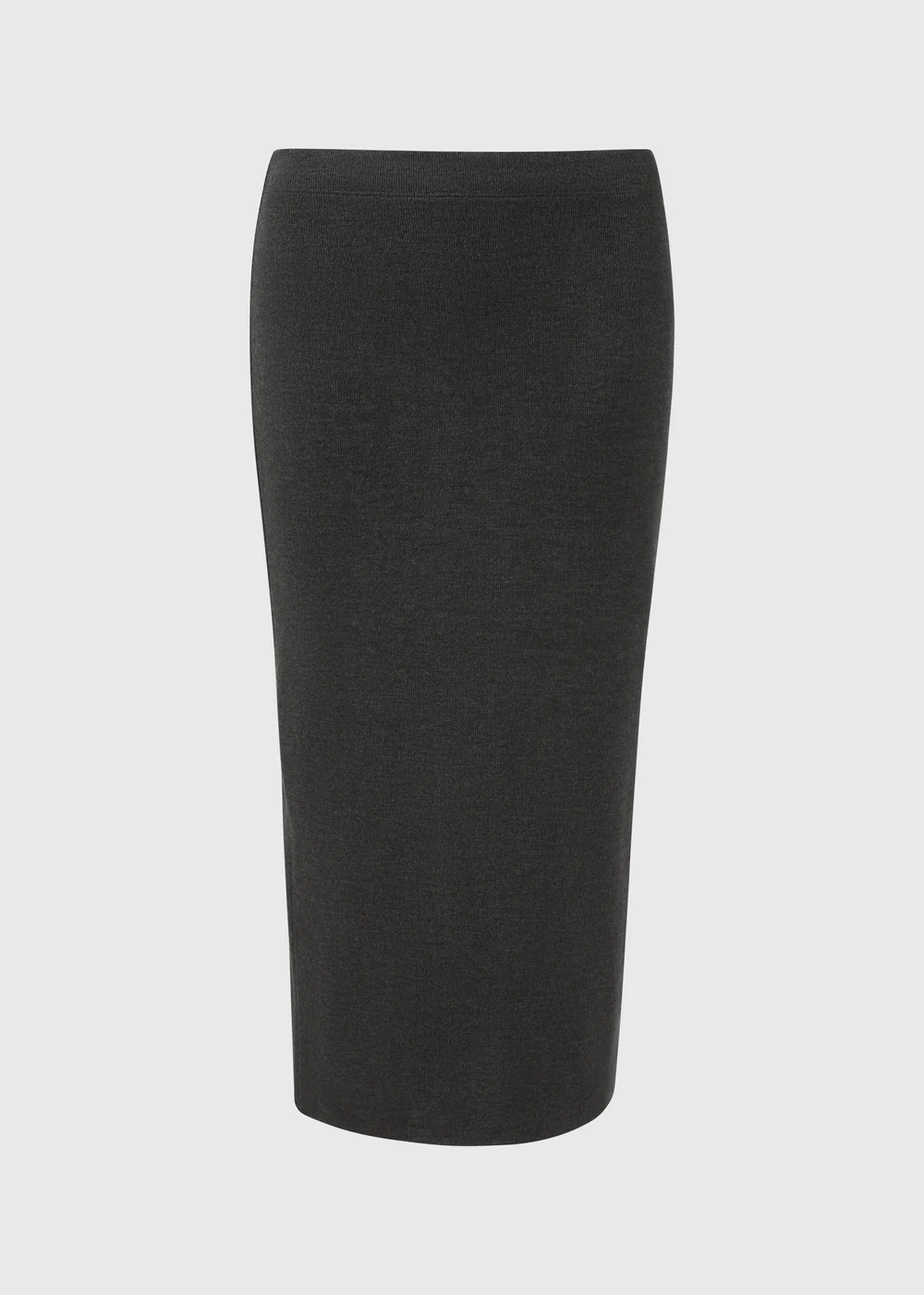 Charcoal Soft Touch Midi Skirt - Size 8 Image 5