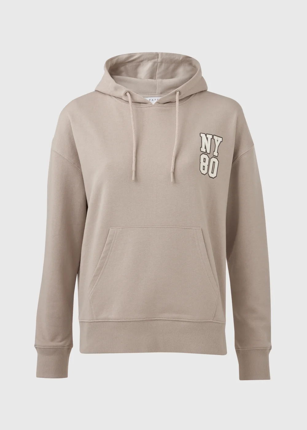 Black Printed NYC Hoodie - S Image 5