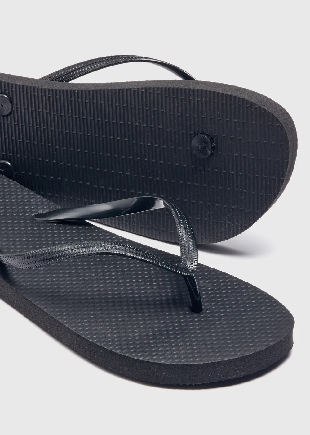 Black Flip Flops - S Image 2