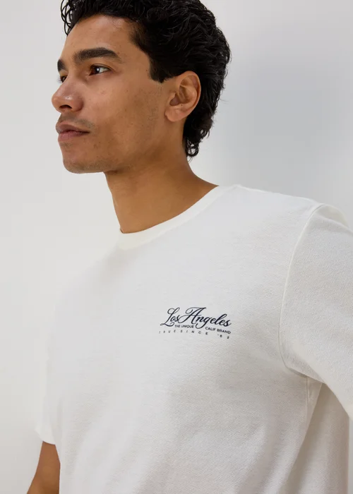White Los Angeles T-Shirt - S Image 3