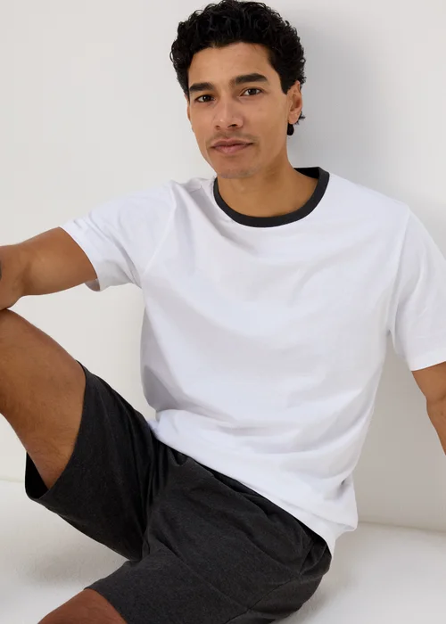 White Shorts Pyjama Set - Extra small Image 3