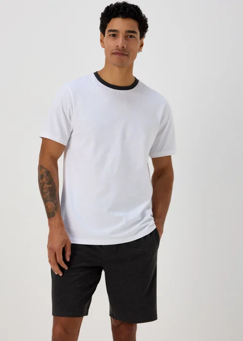 White Shorts Pyjama Set - Extra small Image 1