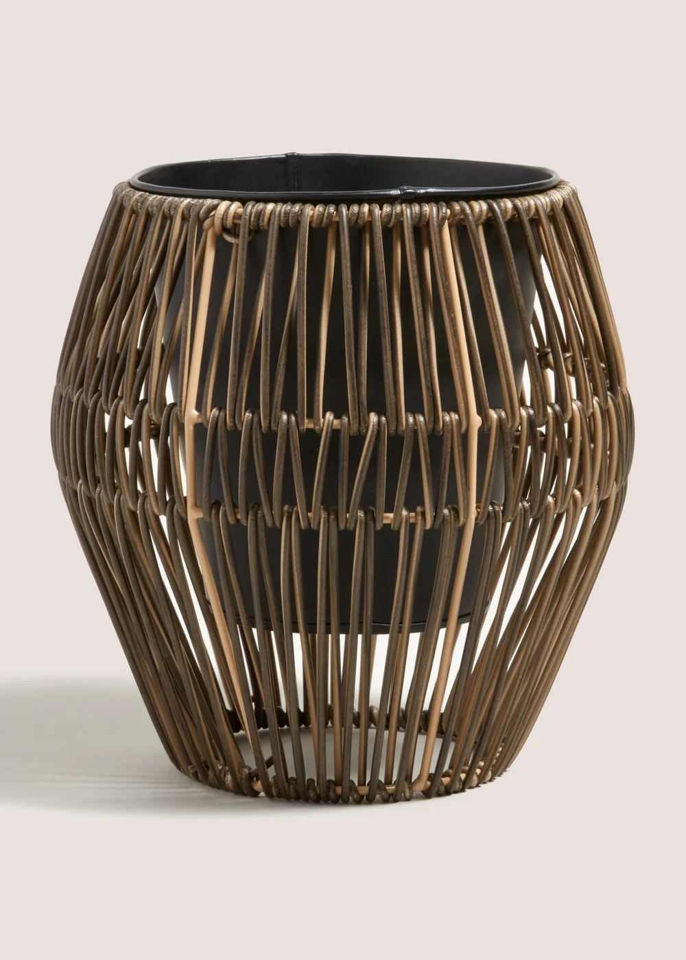 Small Wireframe Plastic Planter (19cm x 15cm x 15cm) Image 1
