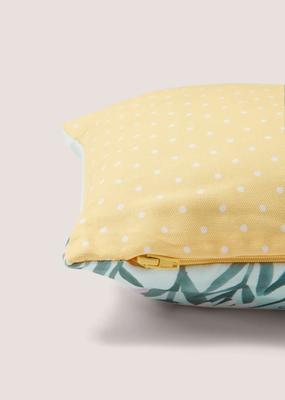 Blue & Yellow Bee Meadow Cushion (30cm x 50cm) Image 2