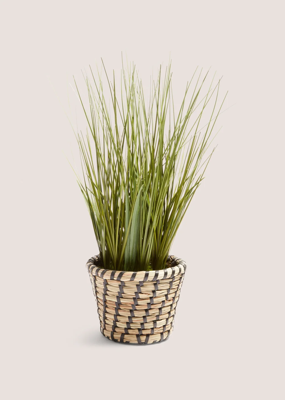 Faux Plant in Casa Woven Pot (40cm x 30cm x 30cm) Image 1