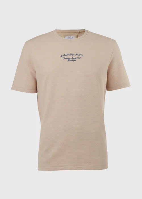 Stone New Truth Stripe Textured T-Shirt - Small Image 5