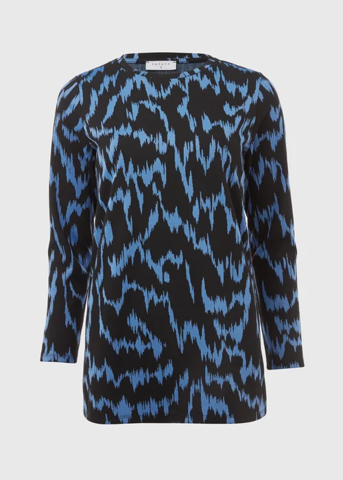 Blue Jacquard Tunic - Small Image 5