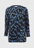 Blue Jacquard Tunic - Small Image 5