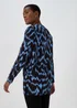 Blue Jacquard Tunic - Small Image 2