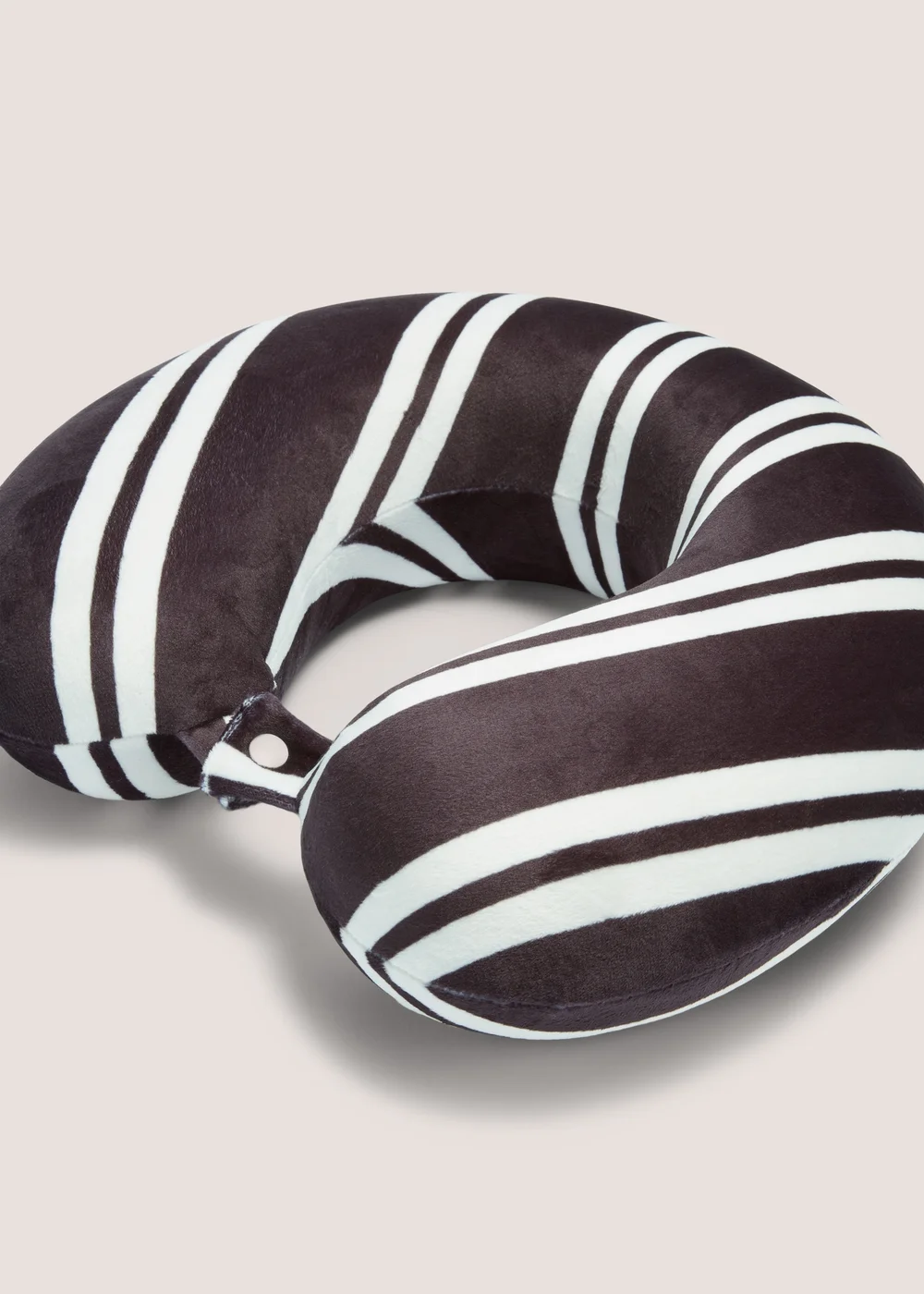 Monochrome Stripe Travel Pillow Image 2
