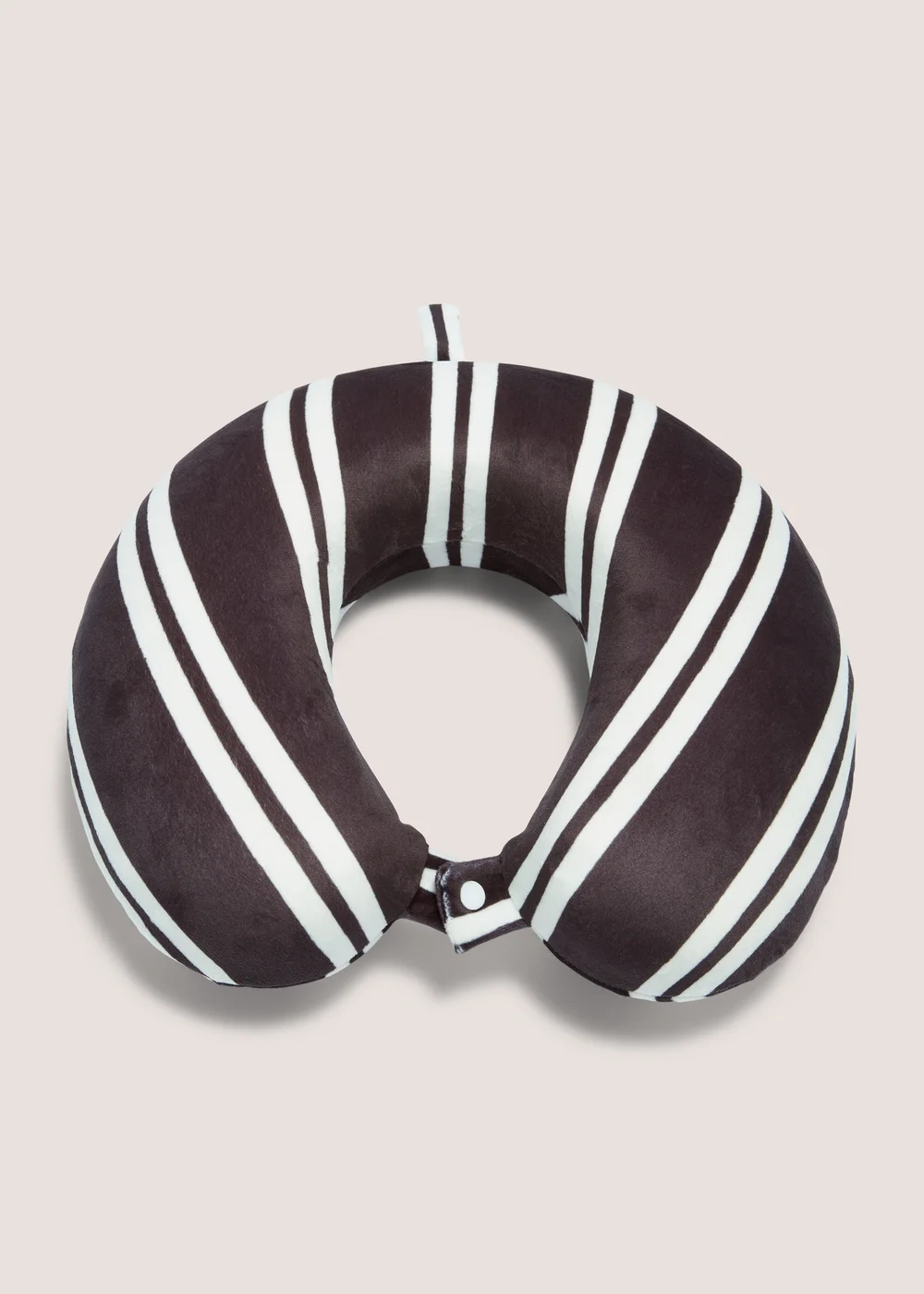 Monochrome Stripe Travel Pillow Image 1