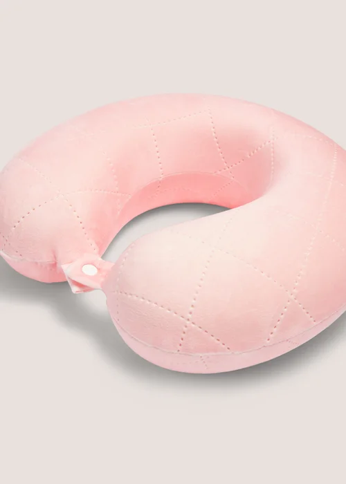 Pink Travel Pillow Image 2