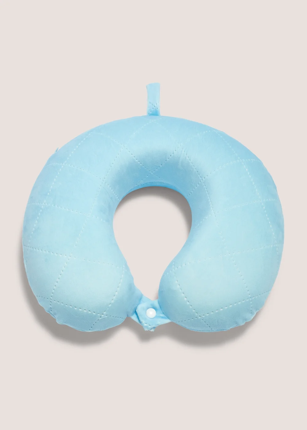 Blue Travel Pillow Image 1