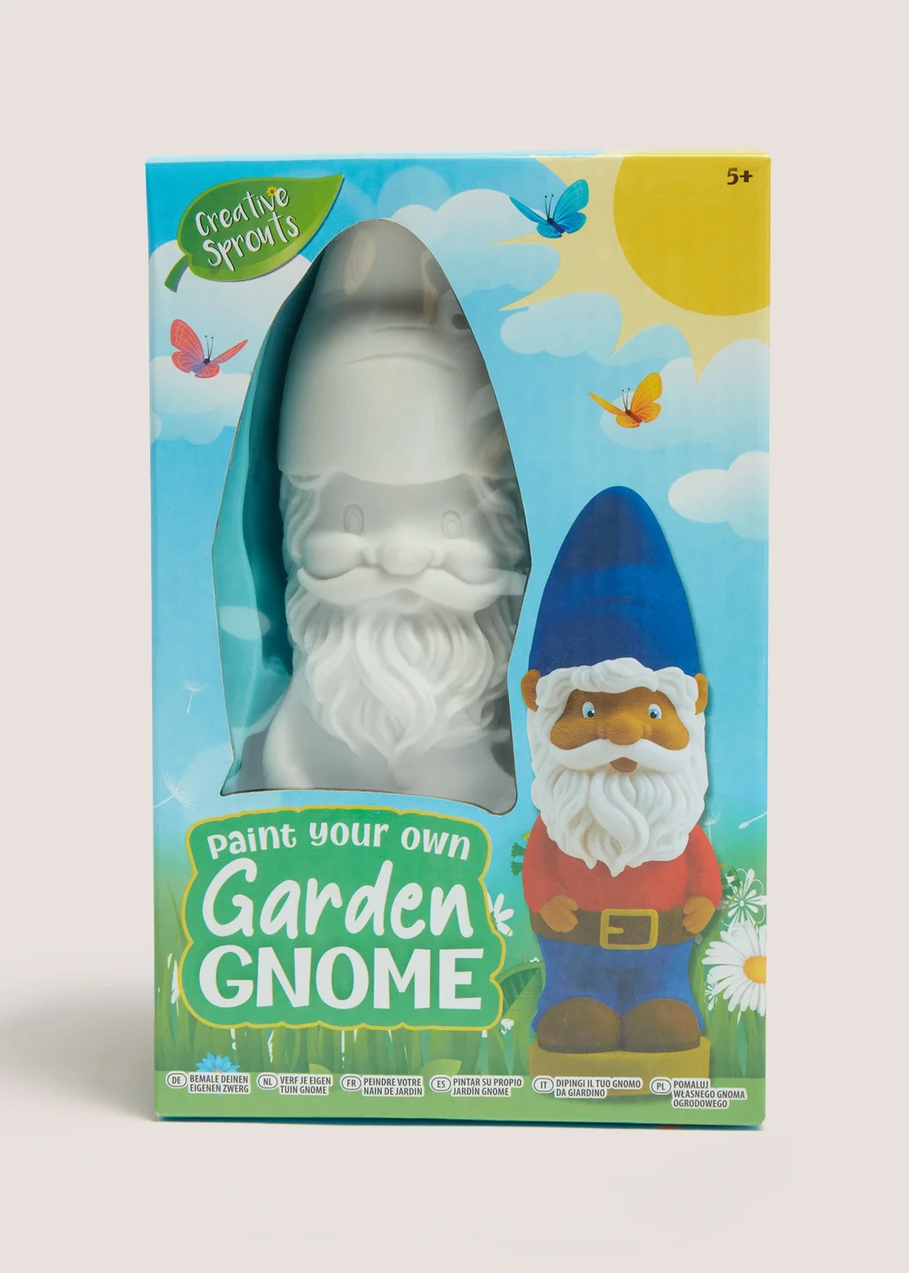 Paint Your Own Garden Gnome (8cm x 12cm x 19cm) Image 1