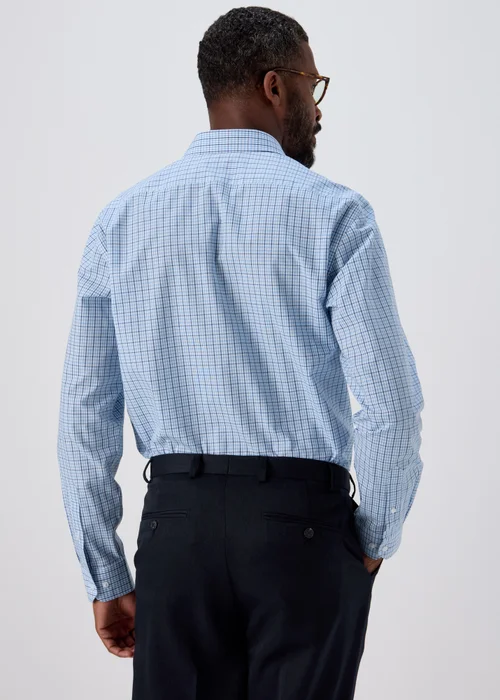 3 Pack Blue Easy Care Formal Shirts - 15.5 Collar Image 3