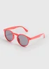 Kids Red Round Sunglasses - One Size Image 1