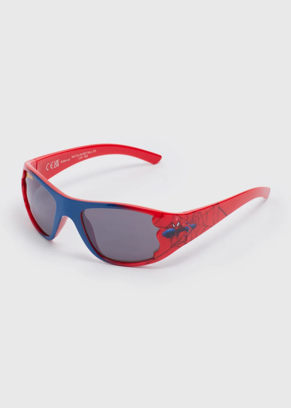 Kids Red Spiderman Sunglasses (3+yrs) - One Size Image 1