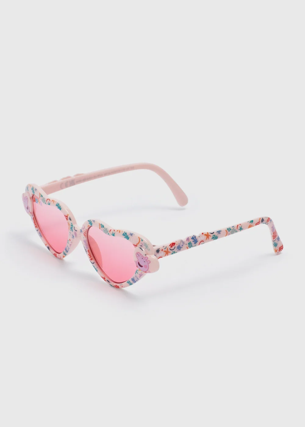 Kids Peppa Pig Pink Heart Sunglasses (3+yrs) - One Size Image 1
