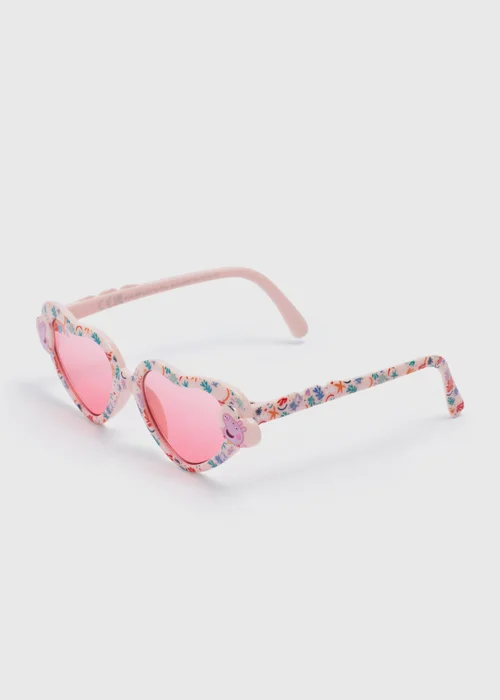 Kids Peppa Pig Pink Heart Sunglasses (3+yrs) - One Size Image 1