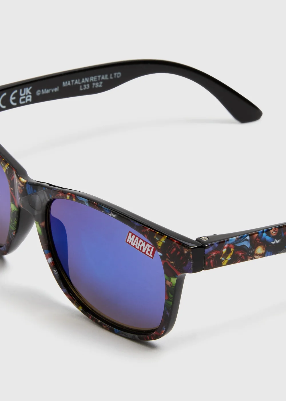 Avengers Boys Black Sunglasses - One Size Image 2
