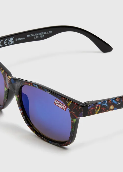 Avengers Boys Black Sunglasses - One Size Image 2