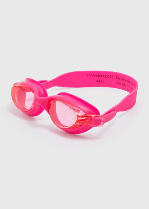 Girls Pink Swim Goggle (7-10yrs) - 7-10 Yrs Image 1