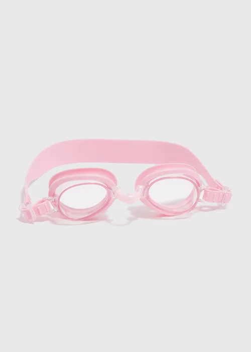 Kids Pink Swim Goggles (3-6yrs) - 3-6 Yrs Image 1