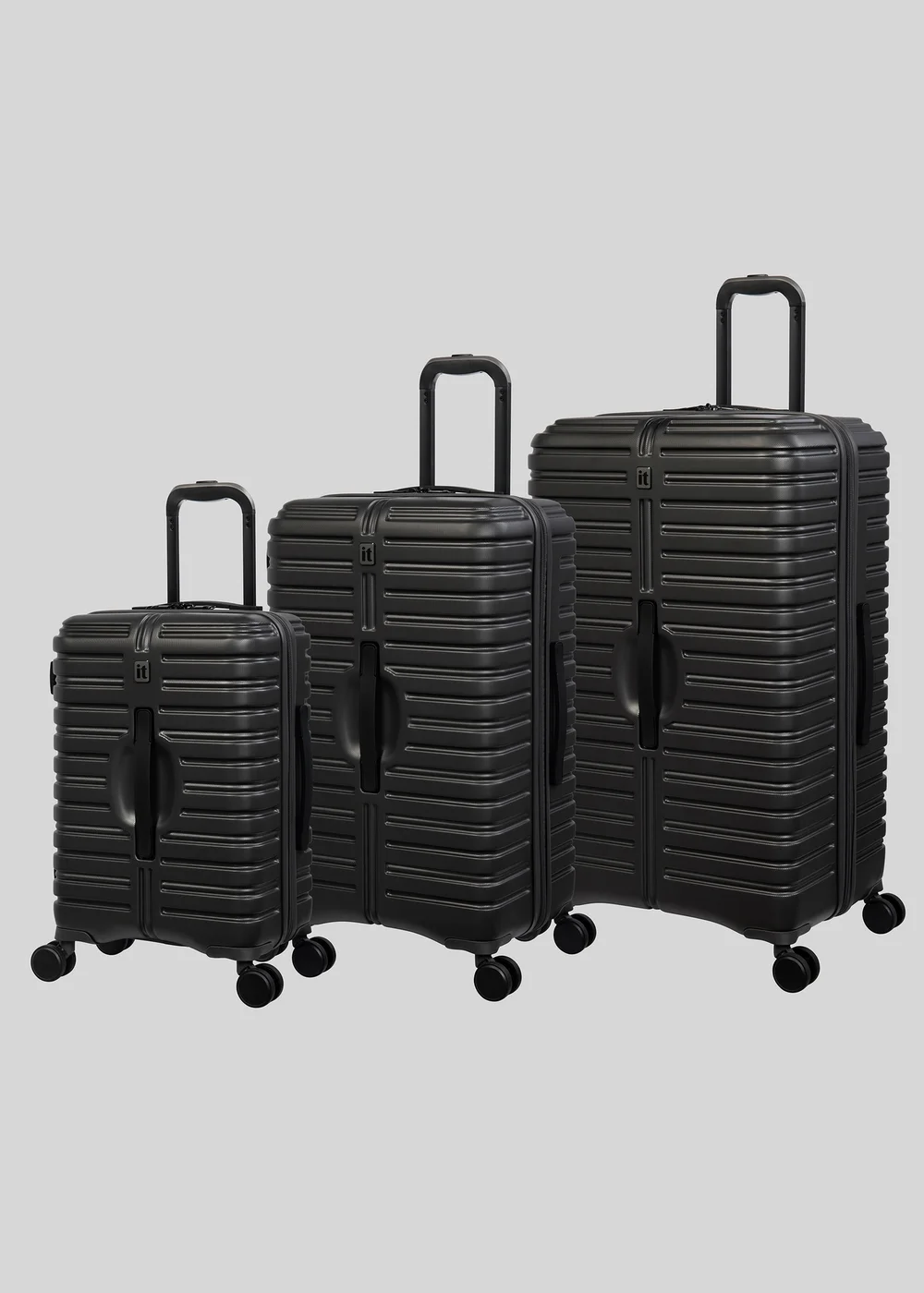 IT Luggage Grey Jumbo Suitcase - Cabin Image 1