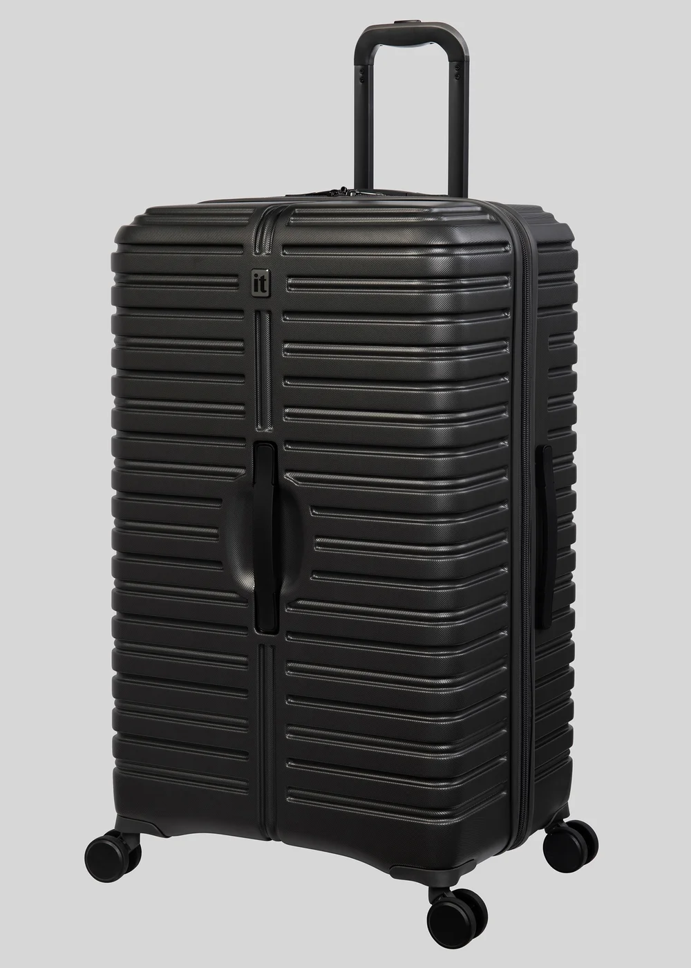 IT Luggage Grey Jumbo Suitcase - Cabin Image 3