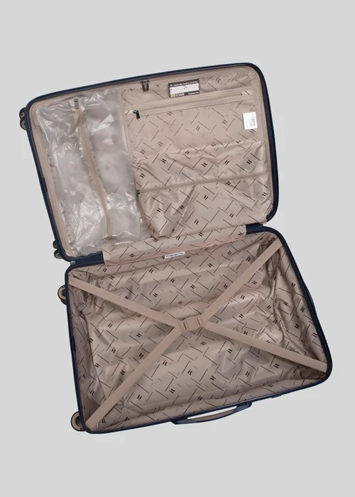 IT Luggage Navy Hard Shell Suitcase - Cabin Image 2