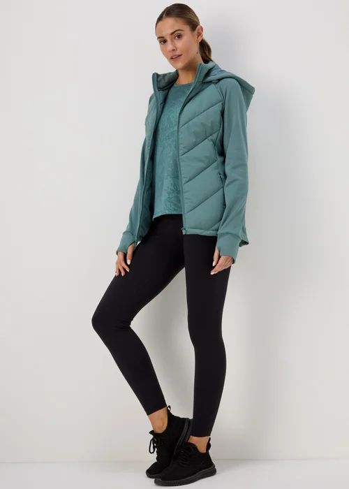 Souluxe Teal Jacquard Vest - Small Image 4