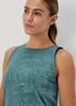 Souluxe Teal Jacquard Vest - Small Image 3
