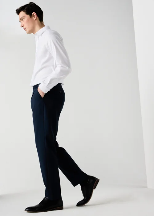 Taylor & Wright White Textured Regular Fit Shirt - S Image 2