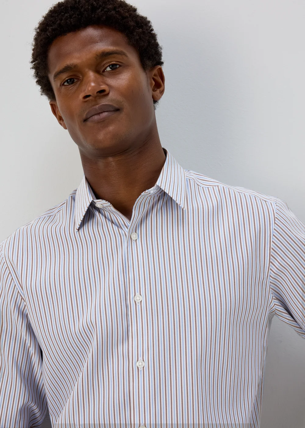 Taylor & Wright Blue Stripe Shirt - S Image 3