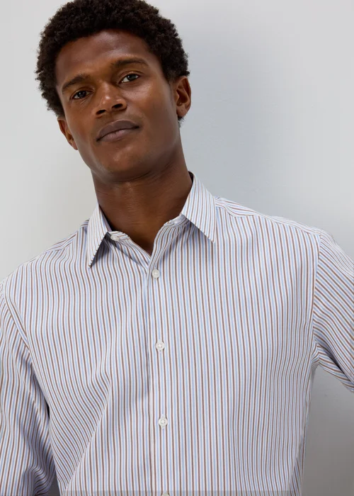 Taylor & Wright Blue Stripe Shirt - S Image 3