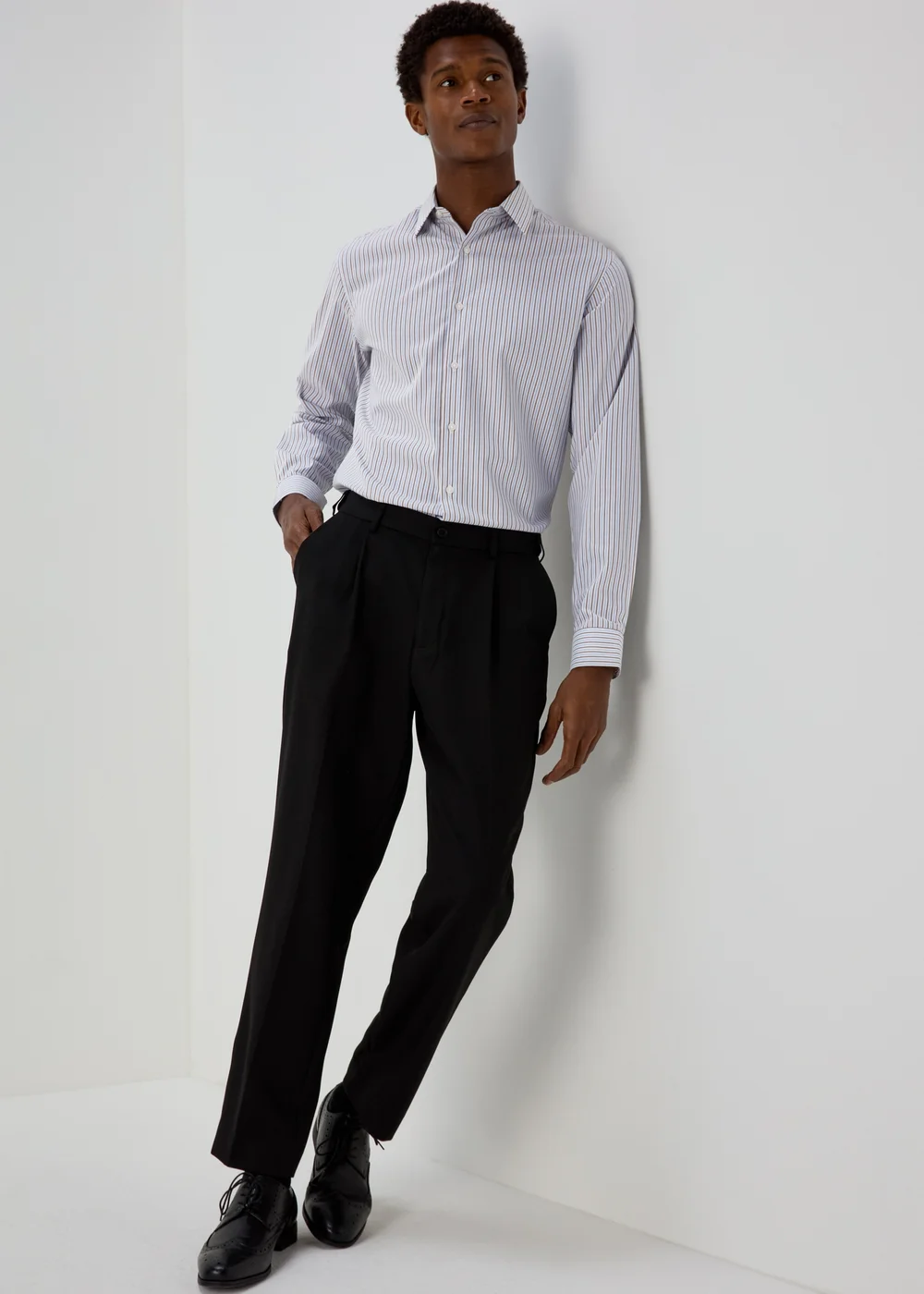 Taylor & Wright Blue Stripe Shirt - S Image 4