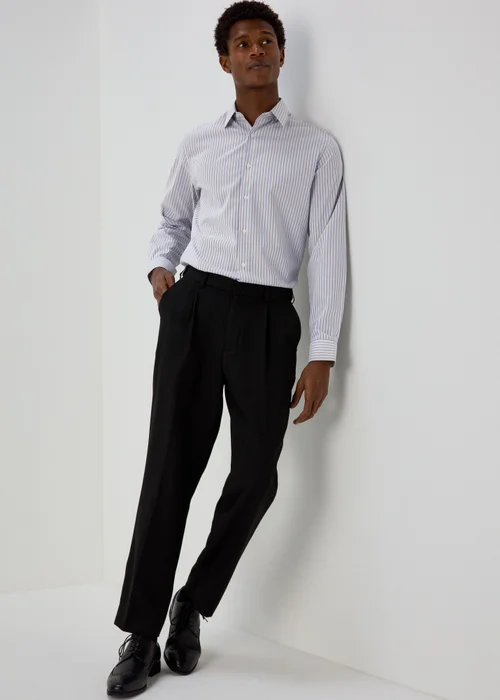 Taylor & Wright Blue Stripe Shirt - S Image 4
