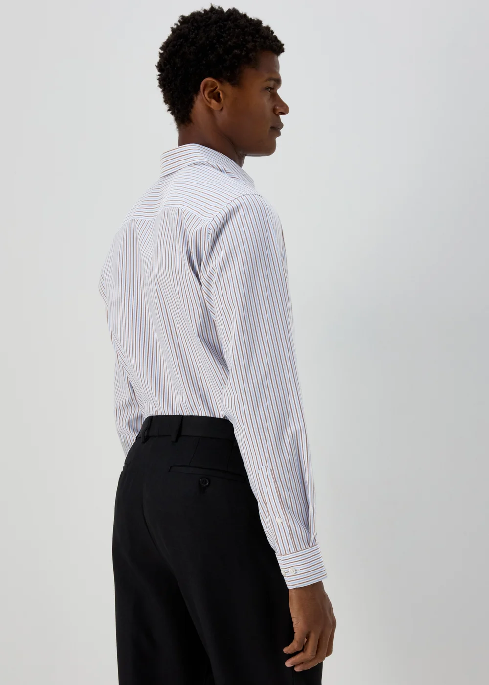 Taylor & Wright Blue Stripe Shirt - S Image 2