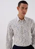 Taylor & Wright White Floral Print Long Sleeve Shirt - Small Image 3