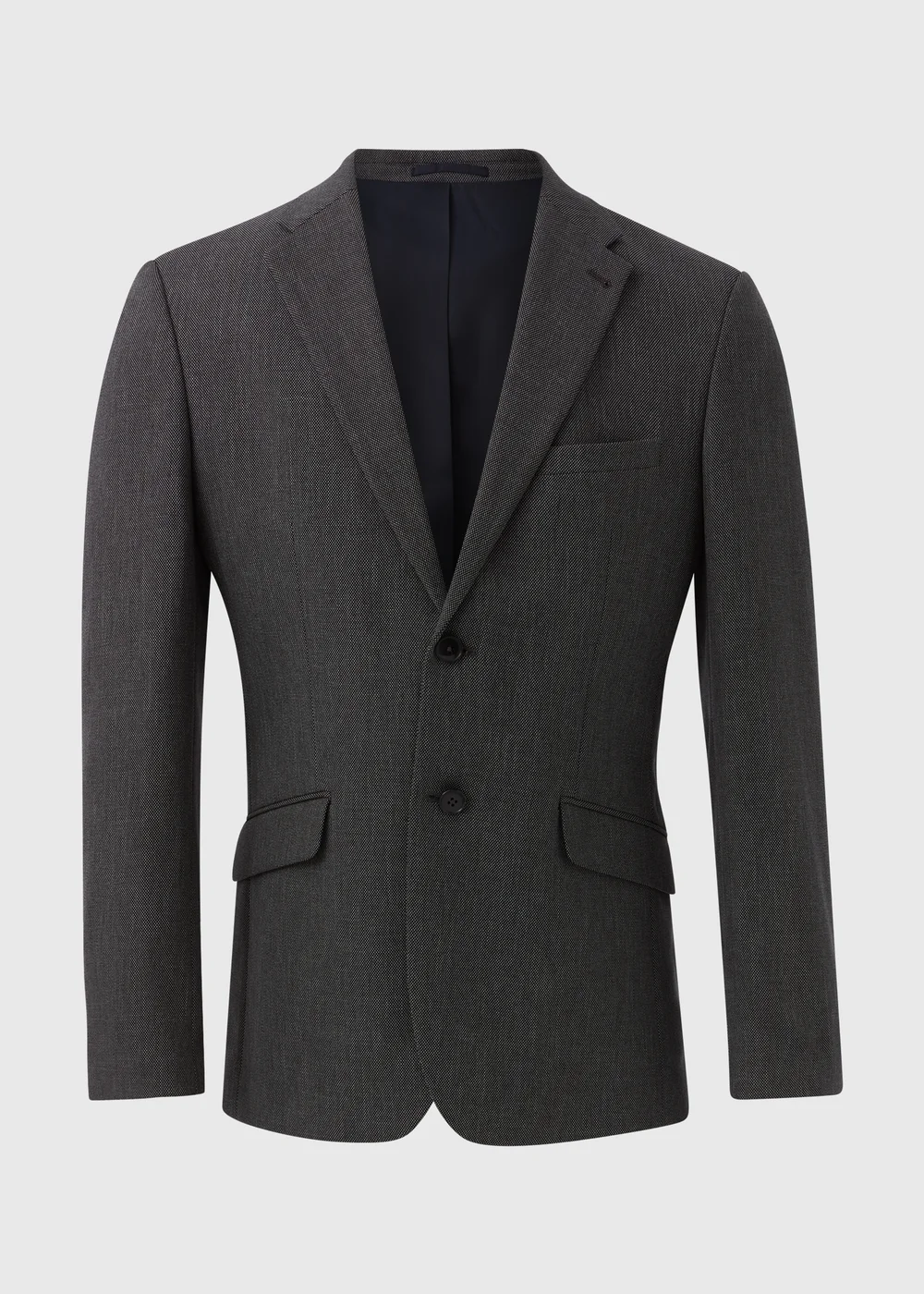 Taylor & Wright Albert Charcoal Tailored Fit Jacket - 38 Chest Long Image 5